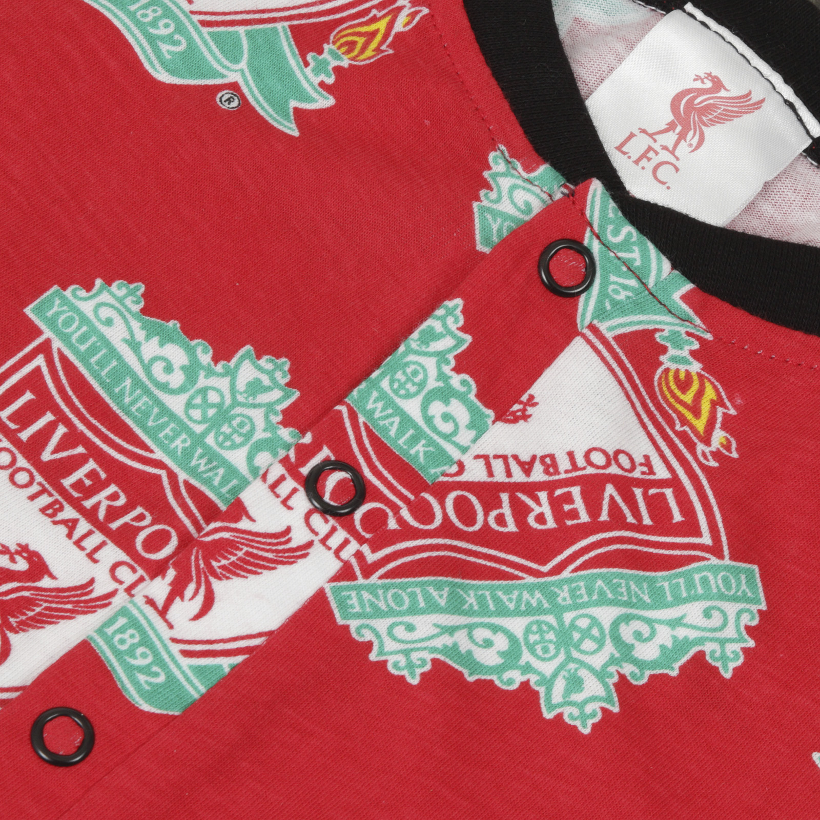 Liverpool Football Club Official Soccer Gift Boys Kids Pajama AllIn